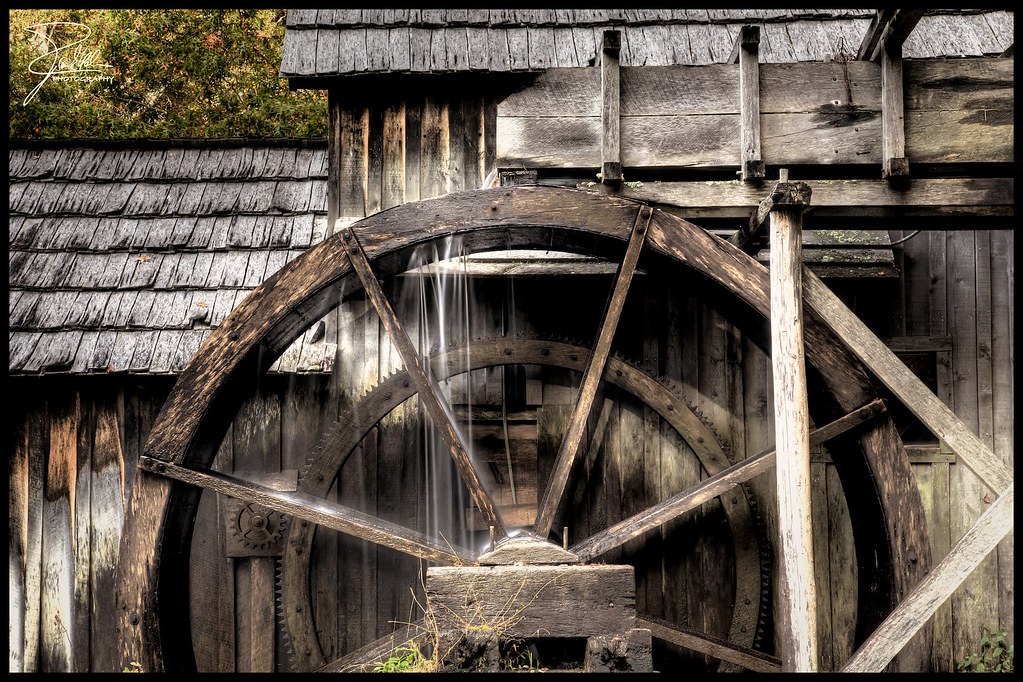 Water Wheel Water Wheel, Mabry Mill, Meadows of Dan, Blue … Flickr