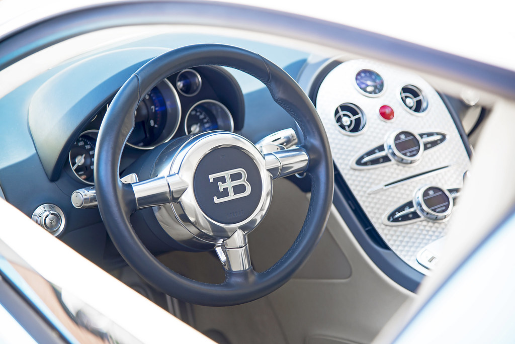 Bugatti Steering Wheel Sport Cars Modifite