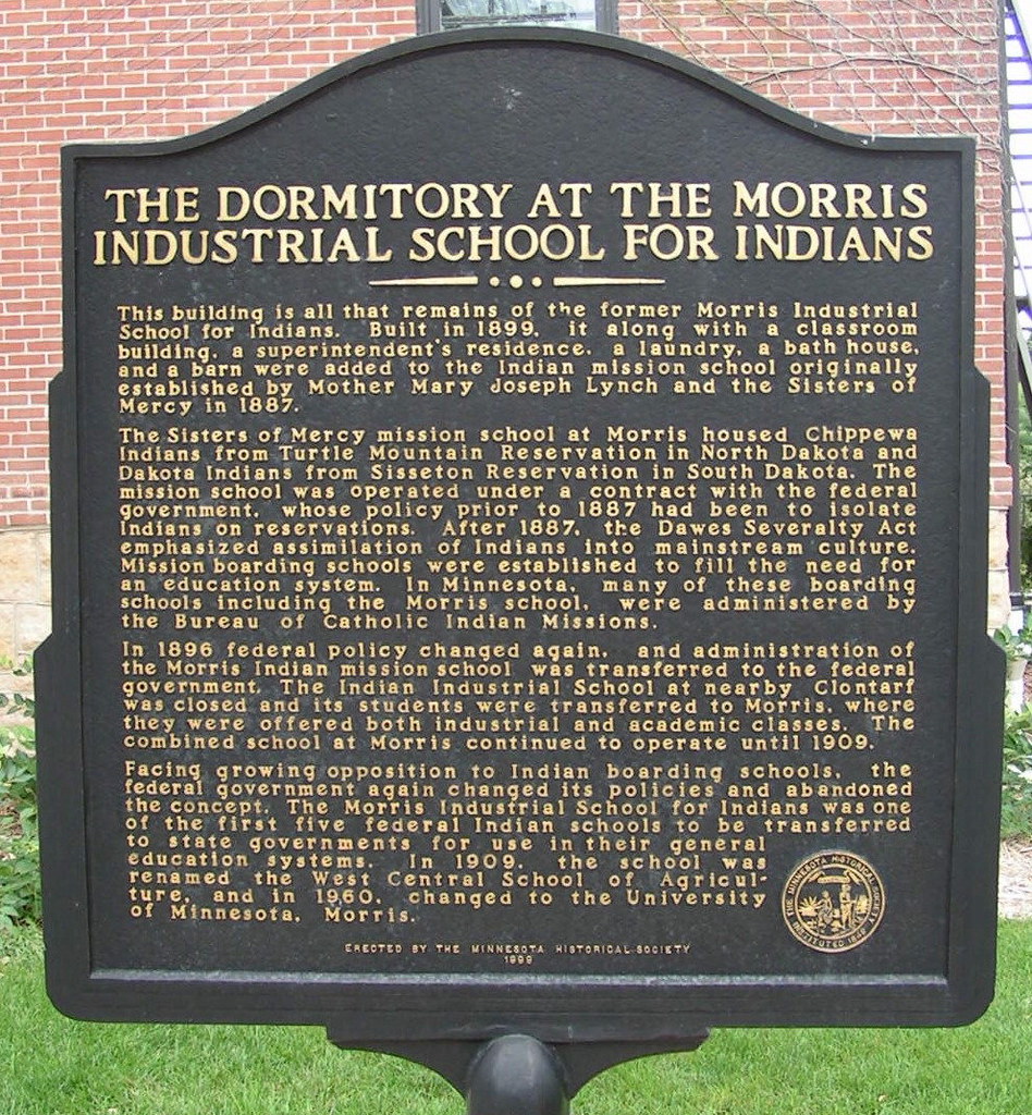 Dormitory_at_the_Morris_Industrial_School_for_Indians_plaq… Flickr