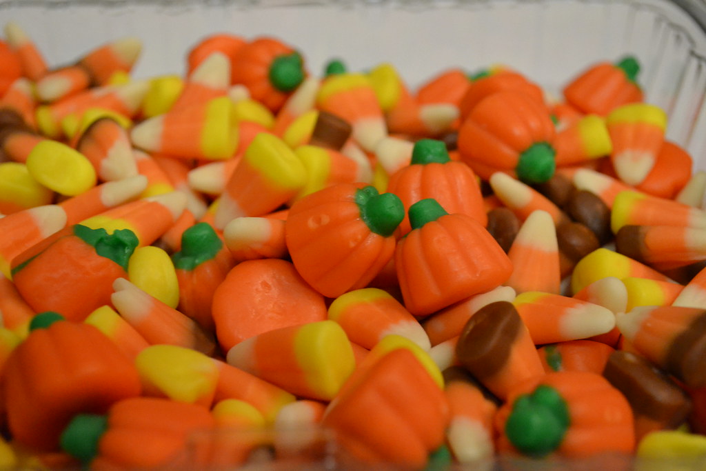 Halloween Candy corn and cream pumpkins. Borrowed my wife'… Flickr