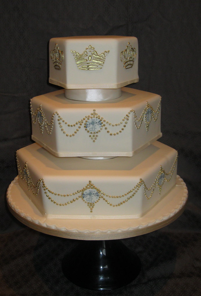 wedding cakes Fit For A Queen Wedding cake price on reques… Lizzies