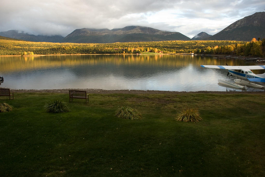 Lake Clark (from the ground) The view from our cabin at th… Flickr