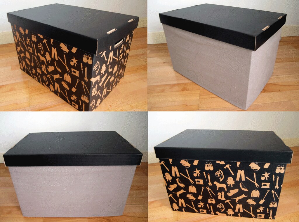 canvas boxes I took these basic cardboard boxes and wrap t… Flickr