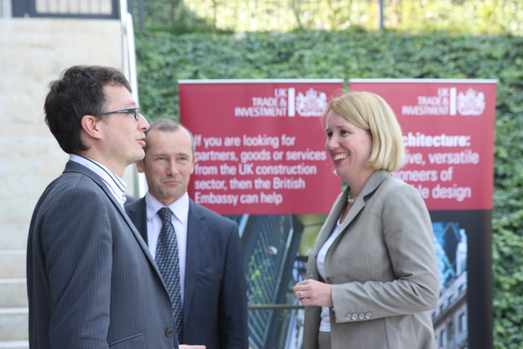 HM Ambassador and guests at the reception UK in Flickr