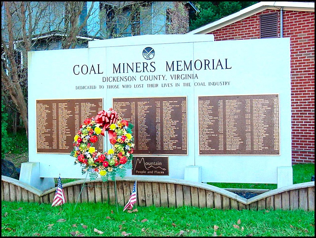 Coal Miner's Memorial in Dickenson Co., Clinchco, VA Flickr