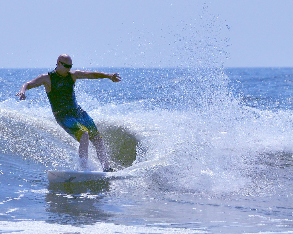 surfing surfer Long Beach NY Long Beach New York Hurricane… Flickr