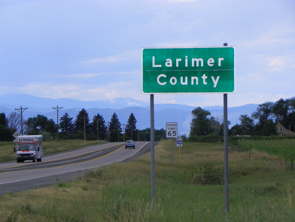 Larimer County Line Entering Larimer County from Weld Coun… Flickr