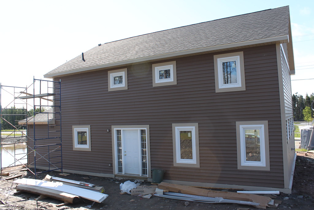 Rear view. Siding complete Efficiency Nova Scotia Demonstration