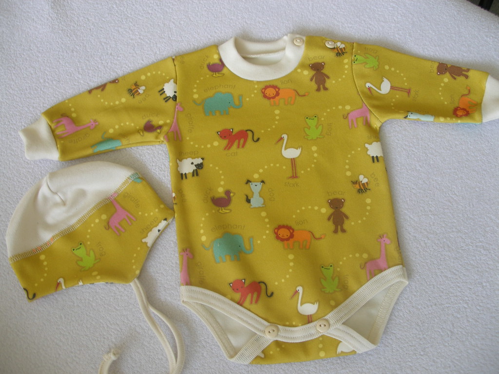 Baby clothes Made by two good ladies from Prague. Fabric d… Flickr