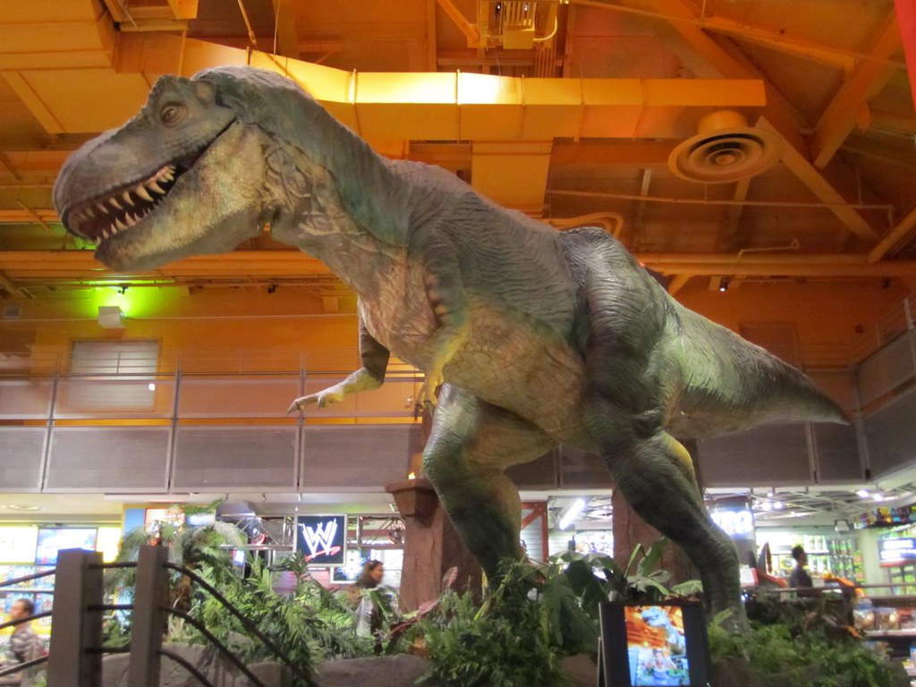 Jurassic Park TRex At Toys R Us in Times Square Dan Stephenson