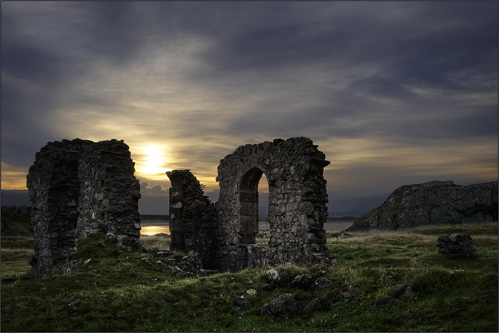 The church of St. Dwynwen Taken at sunrise on Llanddwyn is… Flickr