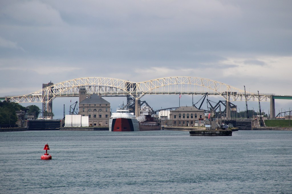 Soo Locks Historic Soo Locks on the St. Marys River in Sau… Flickr