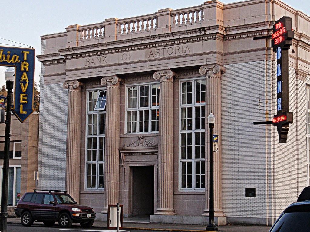 Old Bank of Astoria building Now houses the outrageously l… Flickr