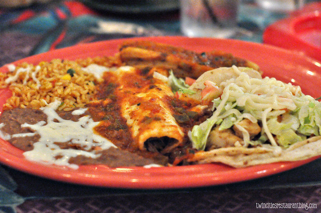 Tamale, Enchilada and Fish Taco Platter at Casa Margarita … Flickr