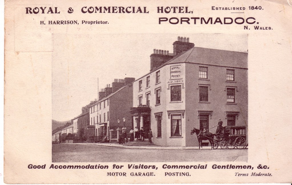 Commercial Hotel Porthmadog 1907 Martin Pritchard Flickr