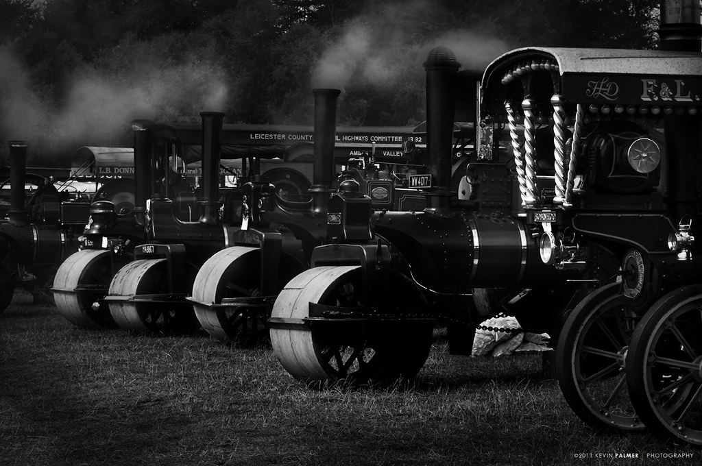 Getting up Steam Black and White conversion, taken on a re… Flickr