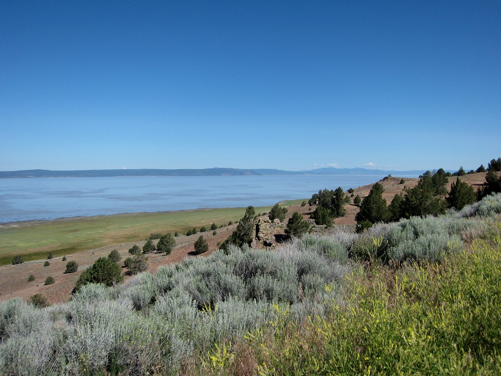 Goose Lake, CA 1042a Goose Lake, a large natural lake stre… Flickr