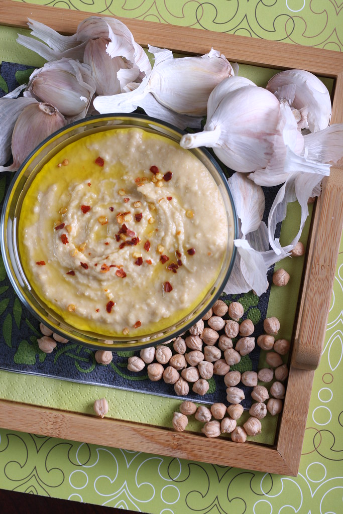 Olives for Dinner Roasted Garlic and Sriracha Hummus Flickr