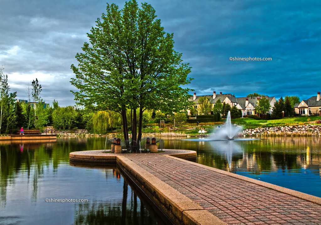 Beautiful Centennial Lakes!!! A cloudy evening at Centenni… Flickr