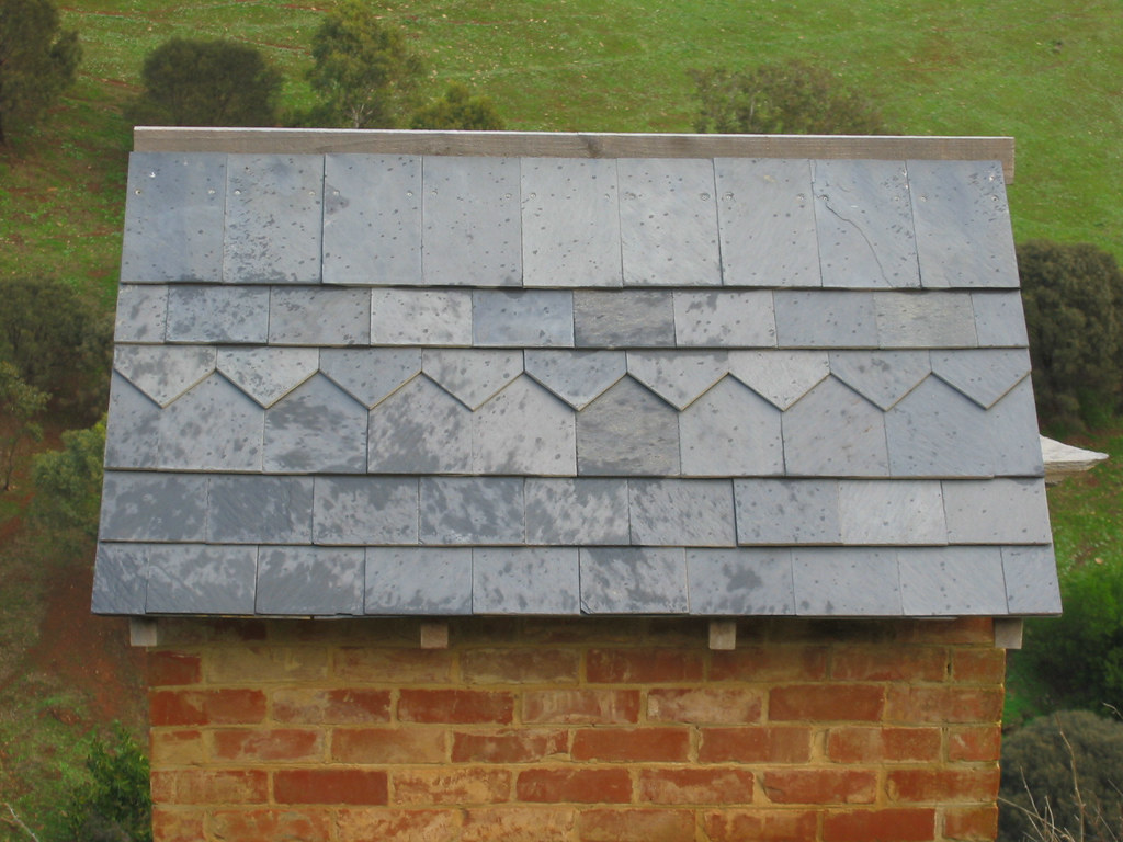 Detail of a Slate Roof, Bangor Quarry, Willunga, South Aus… Flickr