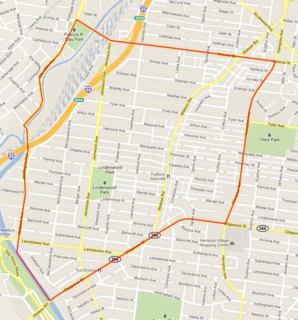 Lindenwood Park map nextSTL Flickr