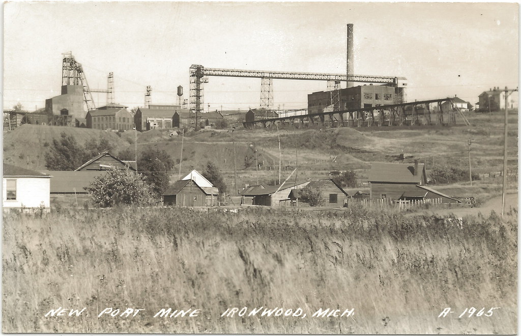 IRON Michigan Mining History Ironwood MI New Port Mine RPP… Flickr