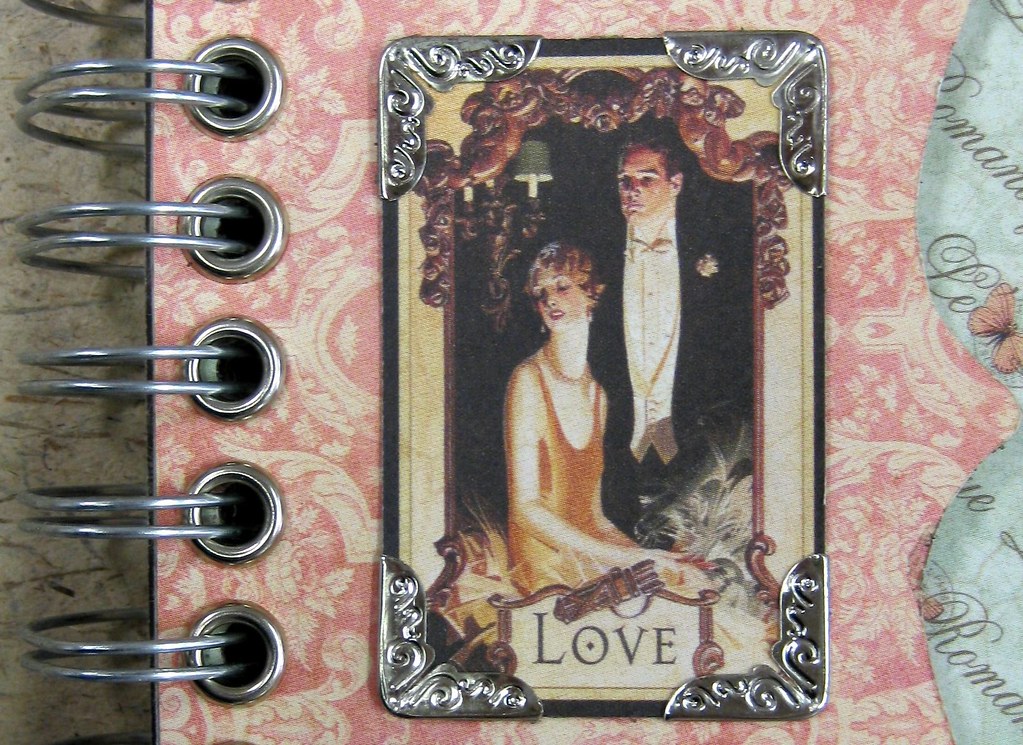 Decorative metal corners and longshank eyelets Detail fro… Flickr