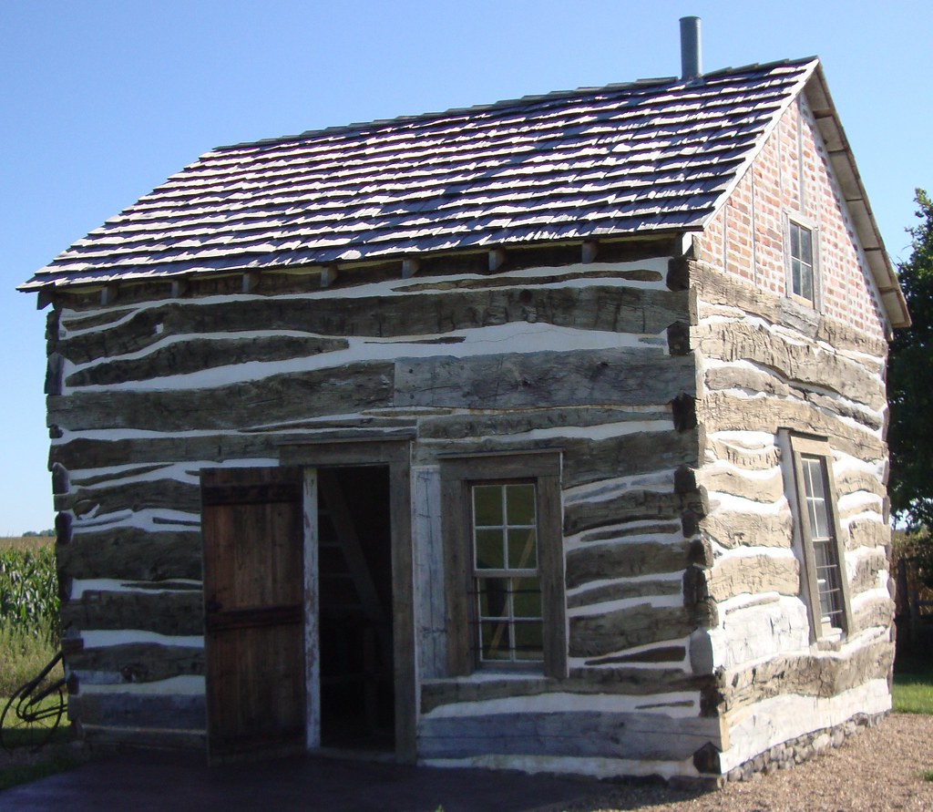 Homestead National Monument Log Cabin (Gage County, Nebras… Flickr