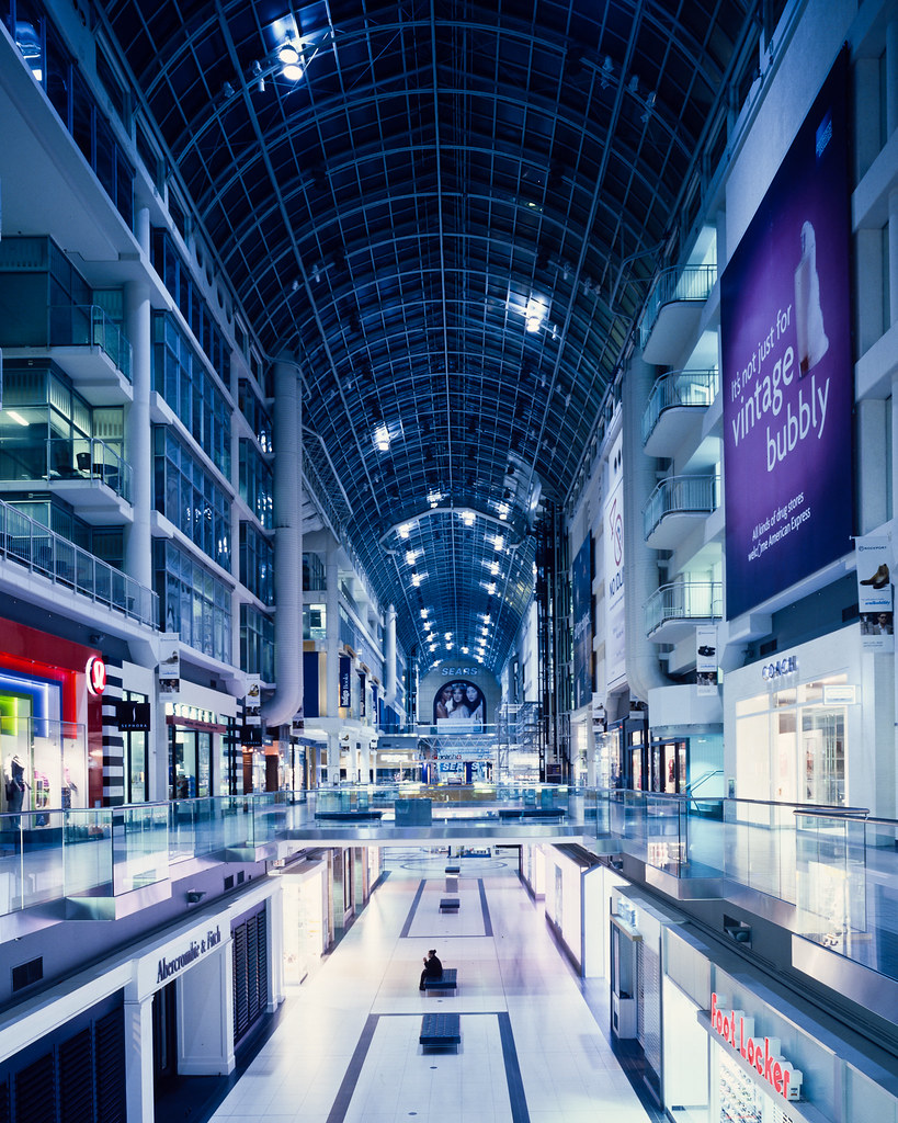 Alone The Eaton's Center, after hours. Shot on Kodak Ektac… Flickr