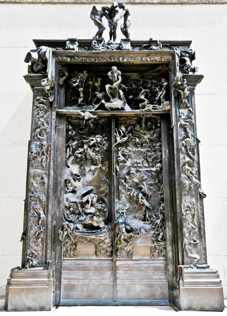 Auguste Rodin The Gates of Hell at Musée Rodin Paris Fra… Flickr