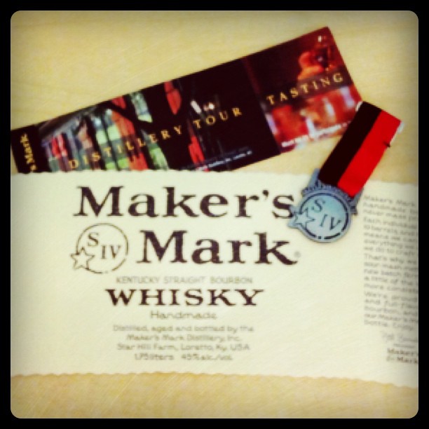 Makers Mark ambassador pin, distillery tour ticket and lab… Flickr