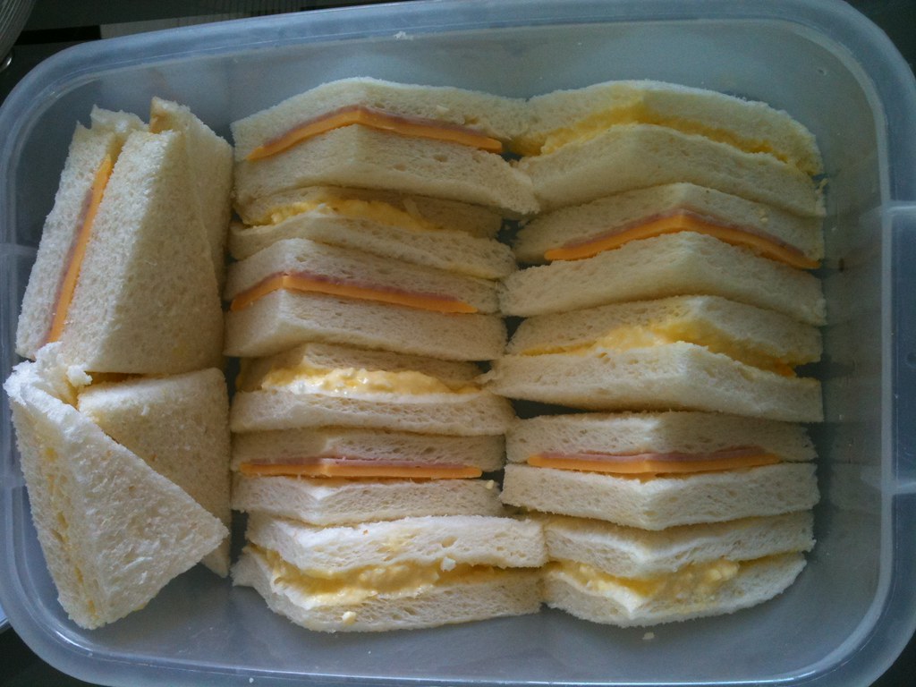 Ham & Cheese and Egg Mayo Sandwich Peiyi Flickr