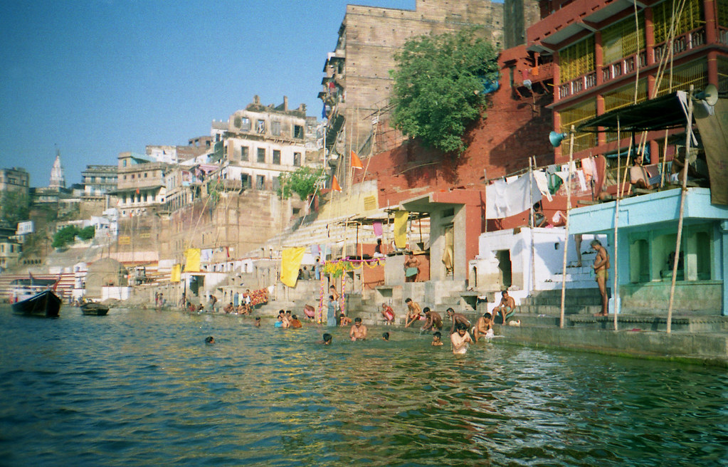 Varanasi ghats Ganges river, Varanasi, India. Ryan