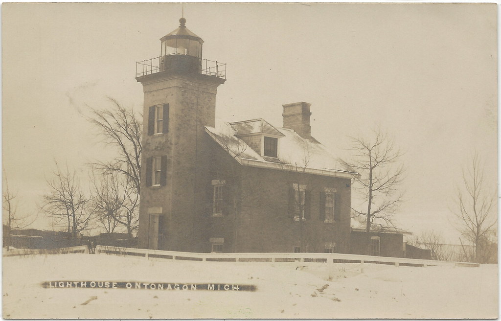 UP Ontonagon MI 1907 Lake Superior Lighthouse and Keepers … Flickr