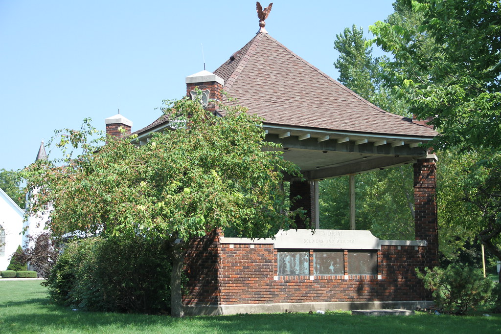 Long Point IL, Bandstand, Long Point Illinois, Livingston County a