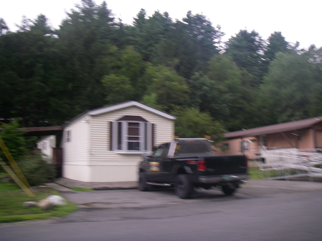 Trailer and black truck Brattleboro Vermont 20110814 Flickr