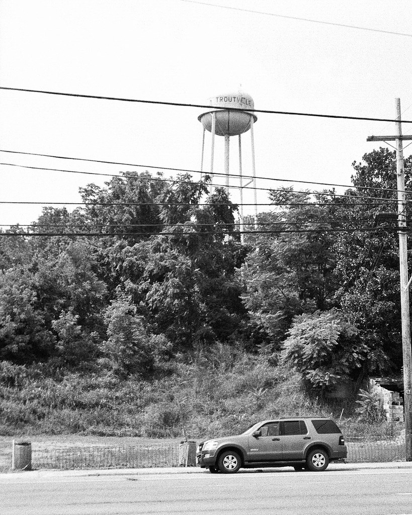 Troutville Water Tower Every little town likes to advertis… Flickr