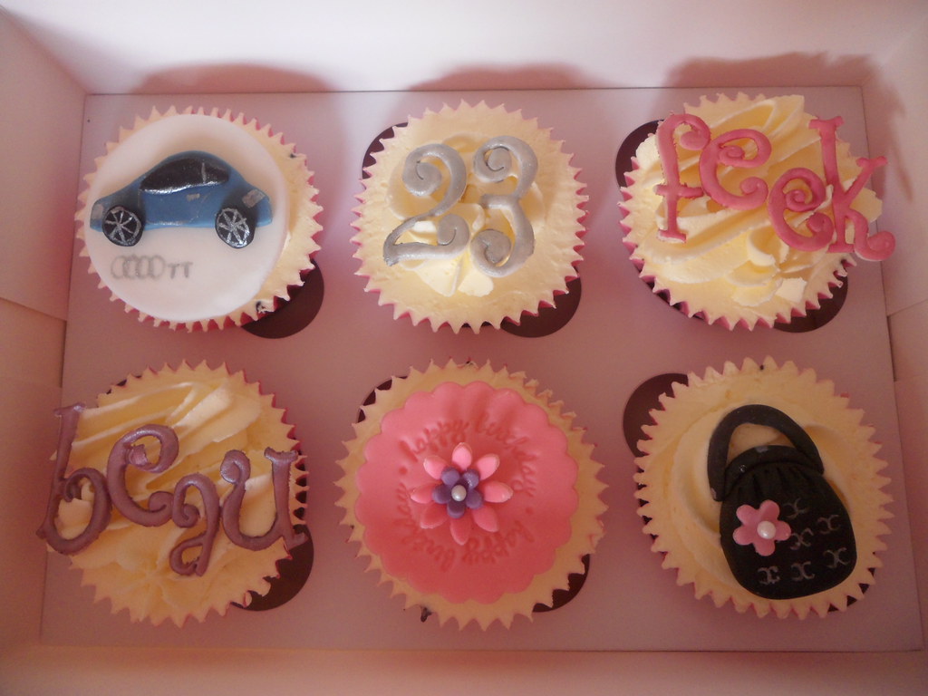 Birthday Cupcakes Custom order for Birthday cupcakes www.f… Flickr