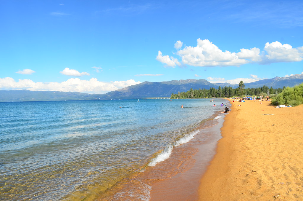 Baldwin beach lake tahoe provides a broad and sandy beach with a variety of dunes. Baldwin Beach, South Lake Tahoe Markus Spiering Flickr
