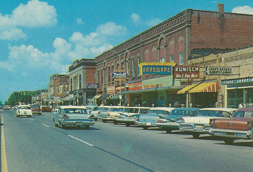 NE Gaylord MI Circa 1960 REXALL Drug Store Cafes Hardward … Flickr
