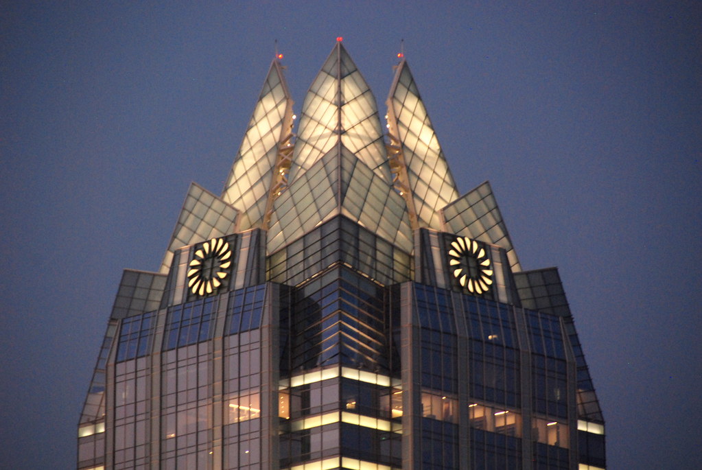 Frost Bank Tower at Night, Austin, Texas Frost Bank Tower … Flickr