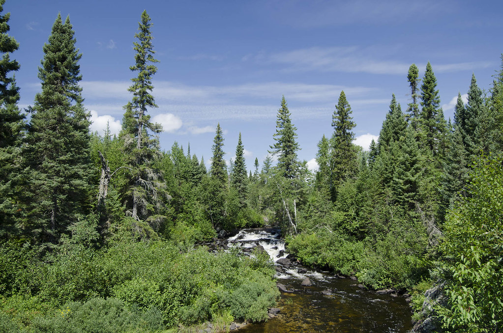 Paint Lake Road waterfall Jim Babbage Flickr