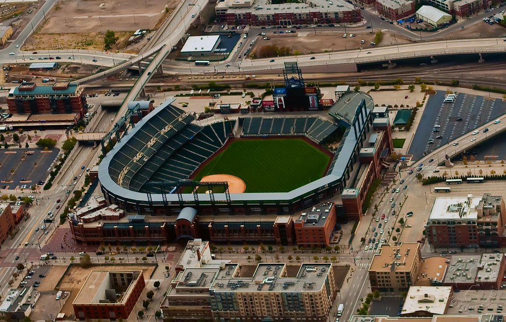 Coors Field, Denver, Colorado Aerial view of Coors Field, … Flickr