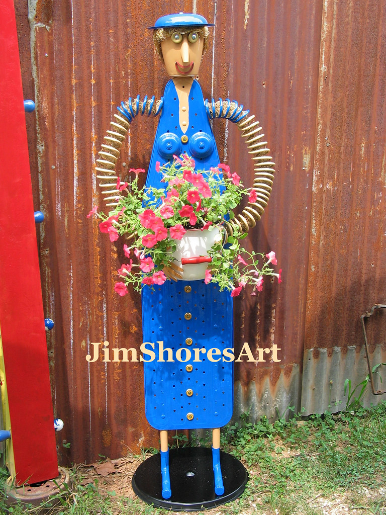 Ironing Board Lady (TrueBlue Beulah) No permission given … Flickr