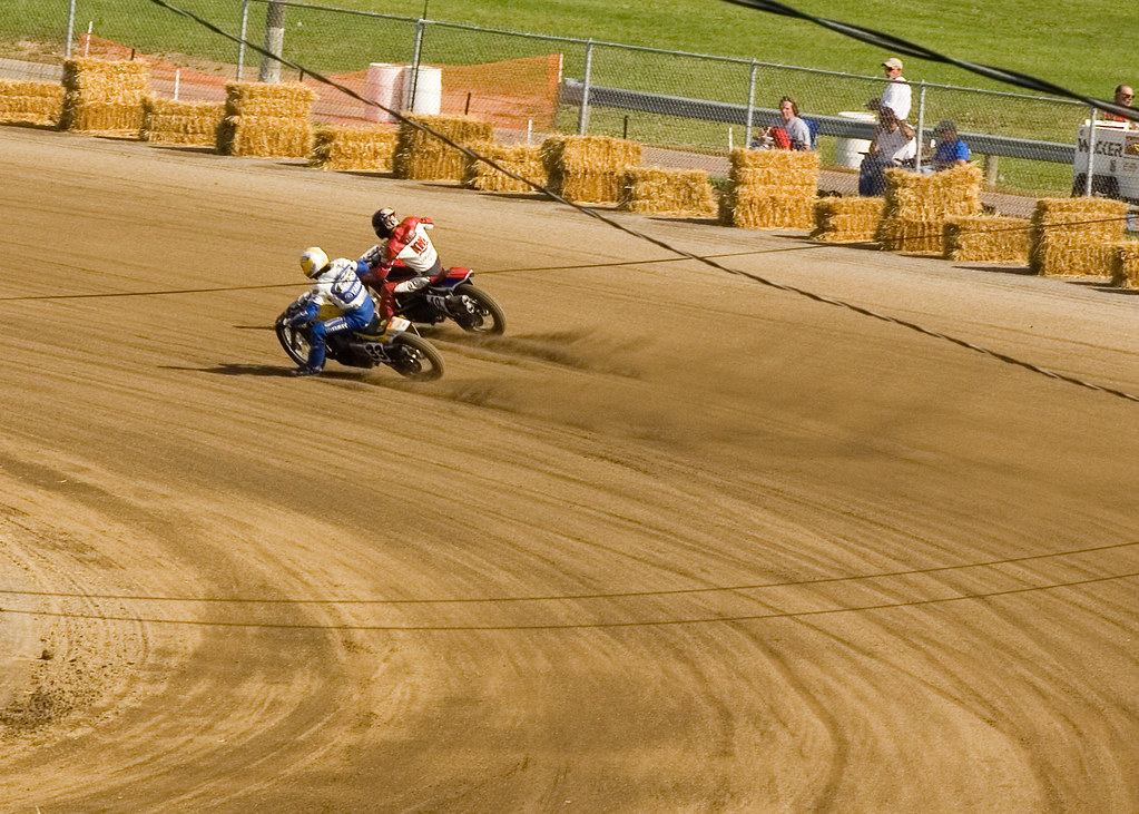 Turn One Action From Lima Ohio Dirt Track National Ed Hidden Flickr