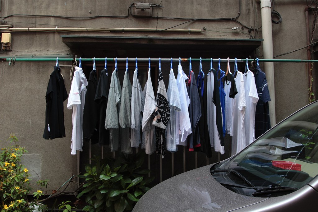 Laundry A typical japanese way to hang out laundry gullevek Flickr