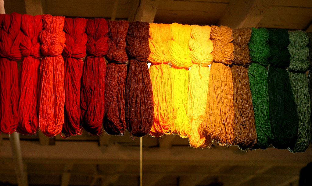 yarns yarns were everywhere, as were table looms,… Flickr