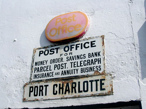 Port Charlotte Post Office Sign over the entry of the Port… Flickr