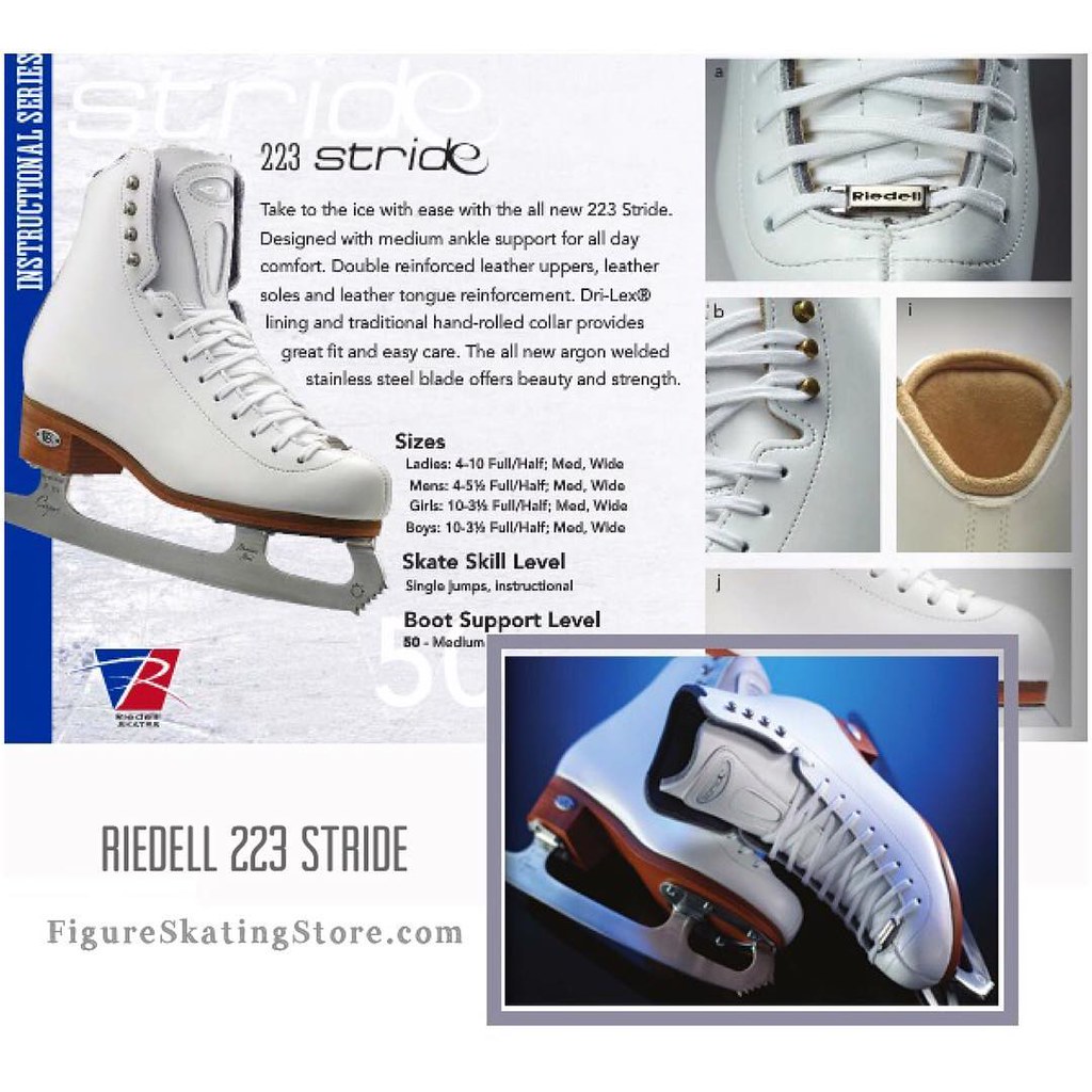 RIEDELL Riedell Model 223 Stride Ladies Figure Skates f… Flickr