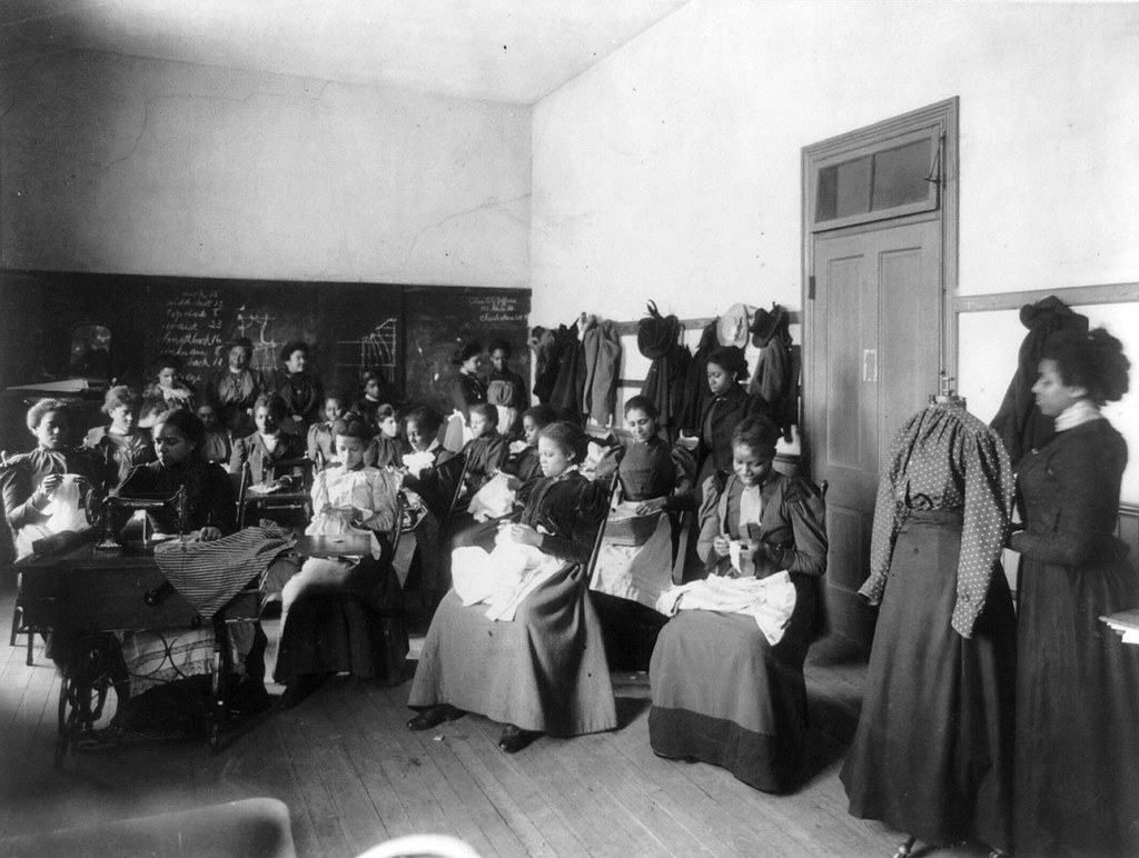 Sewing Class at Howard University in Washington, DC 1900… Flickr